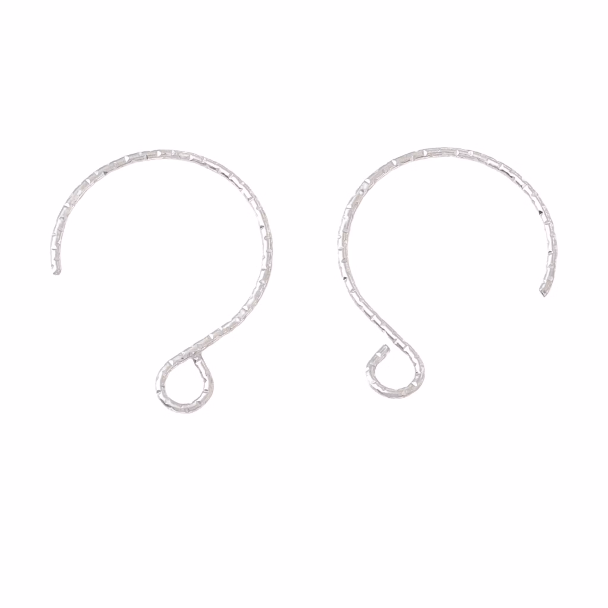 Kirurgiskt stål mönstrade runda örkrokar, 10 st