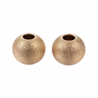 Guldfärgat rostfritt stål stardust pärla 8 mm med PVD plätering, 1 st