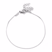 REA: Rostfritt stål armbandslänk serpentine, 1 st