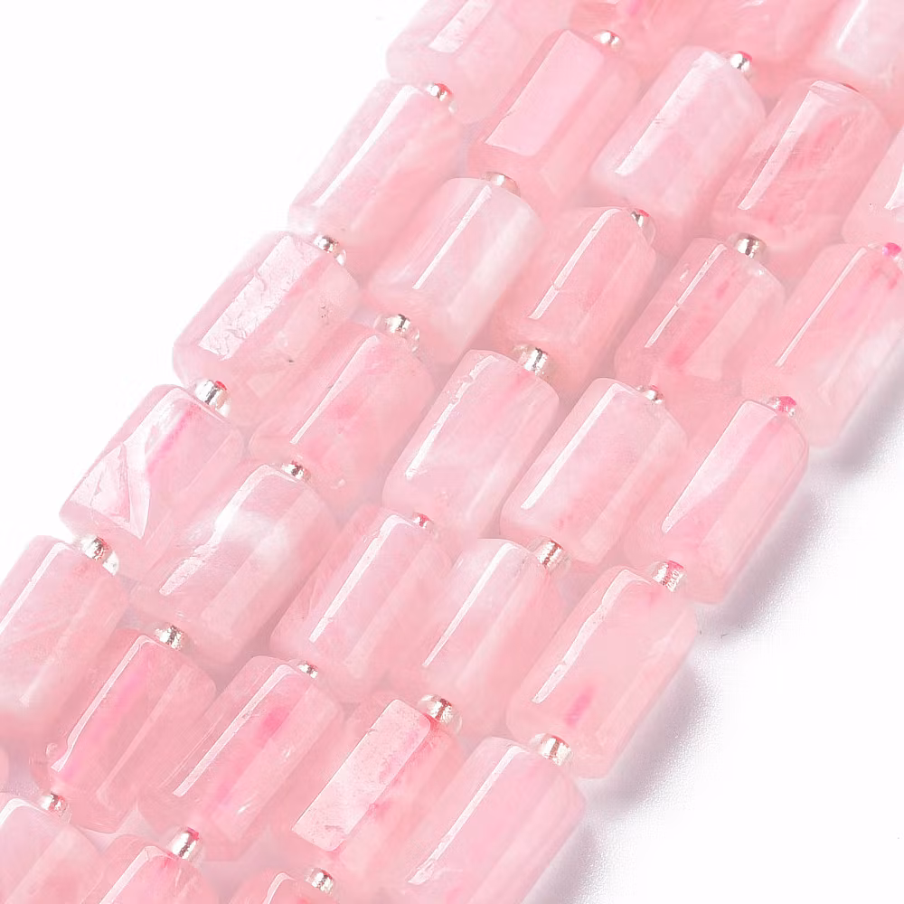 Rosenkvarts liten cylinder, 1 st