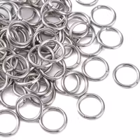 Rostfritt stål bindringar 4 mm, ca 50 st