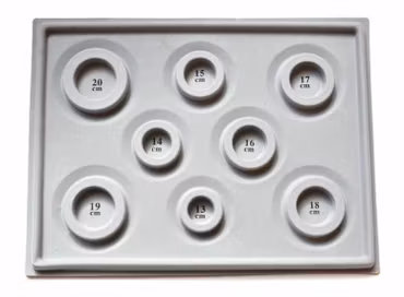 Rostfritt stål connector små löv, 1 st