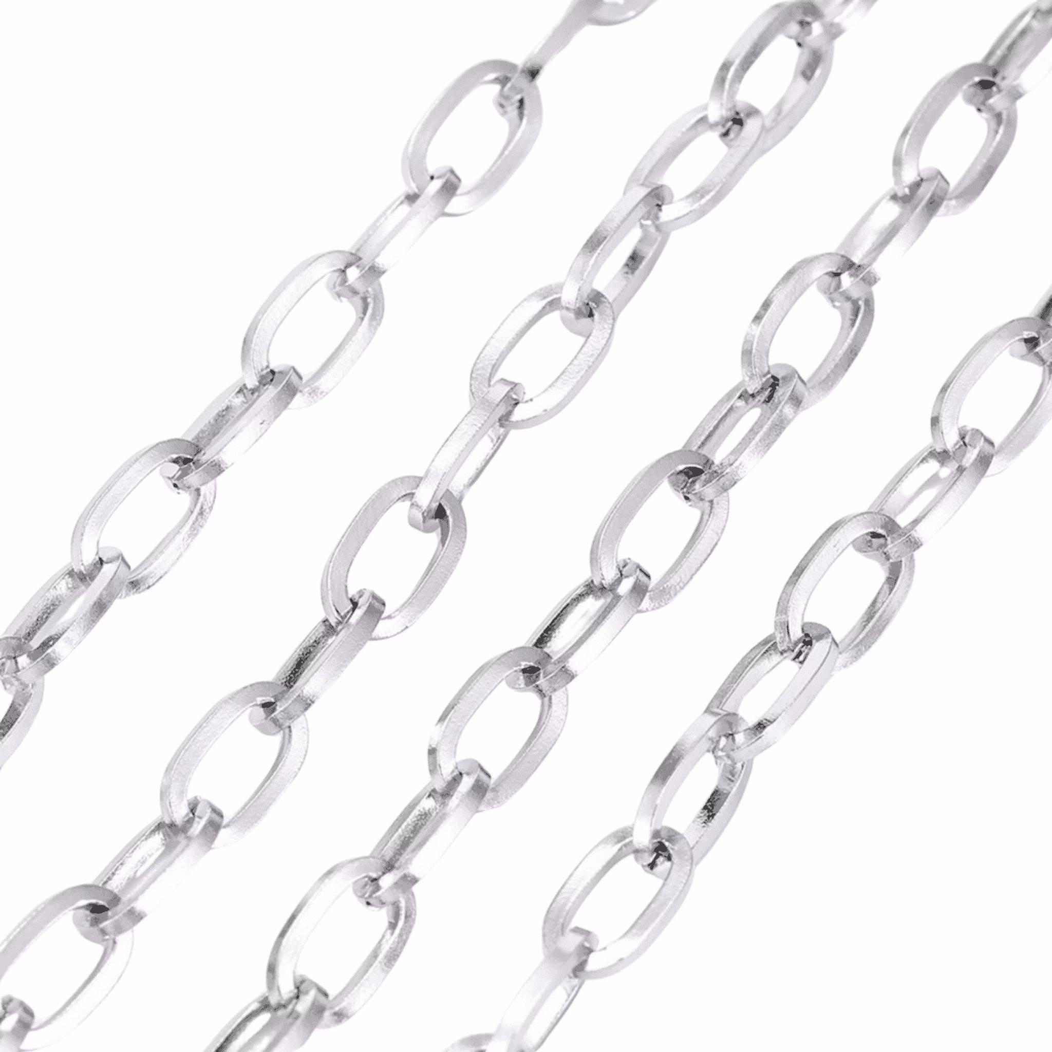 Rostfritt stål kedja 7 mm, 5 m