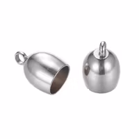 Rostfritt stål kåpa 14 mm, 1 st