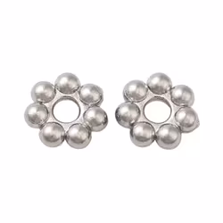 Rostfritt stål daisys 4 mm, 20 st