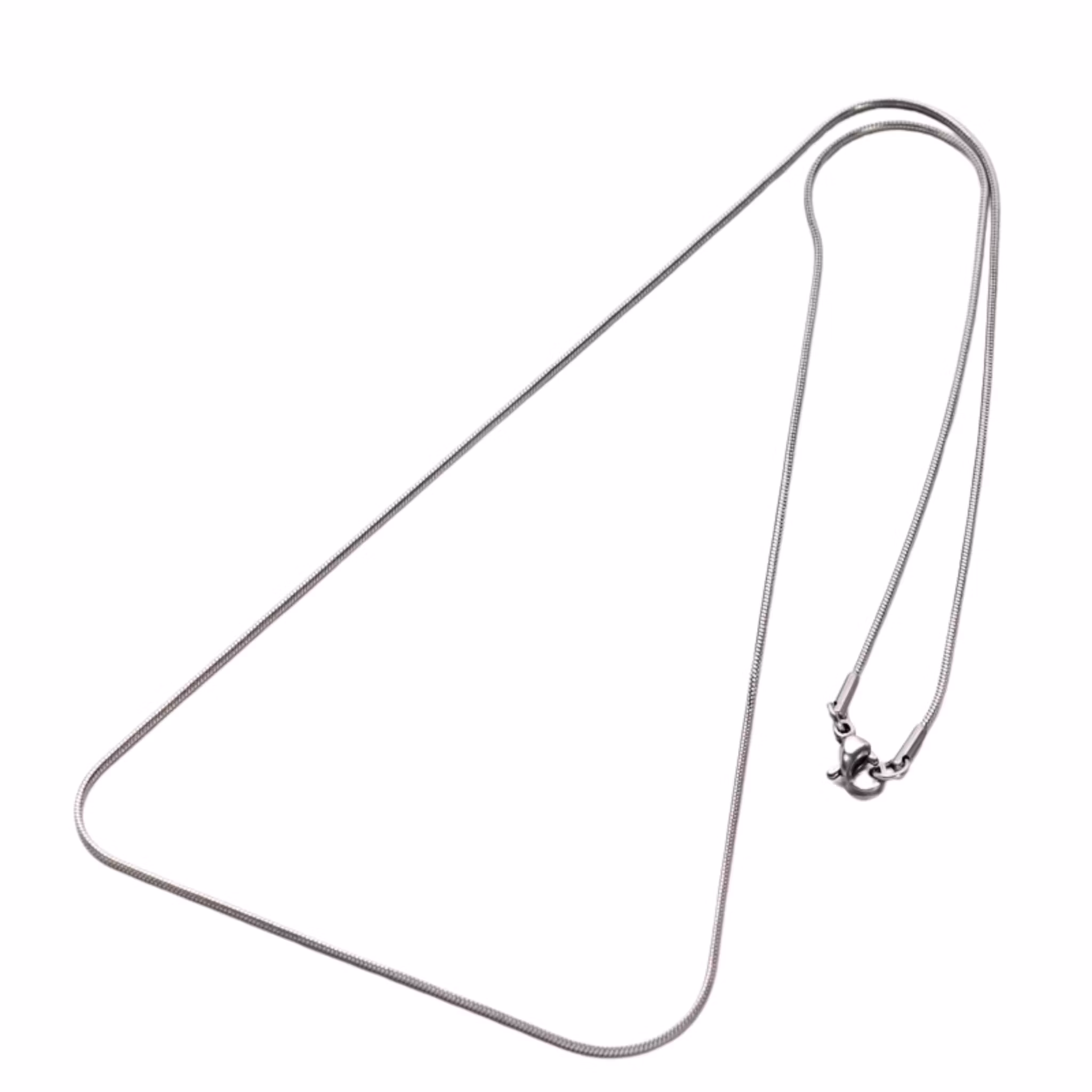 Rostfritt stål kedja snakechain 60 cm, 1 st