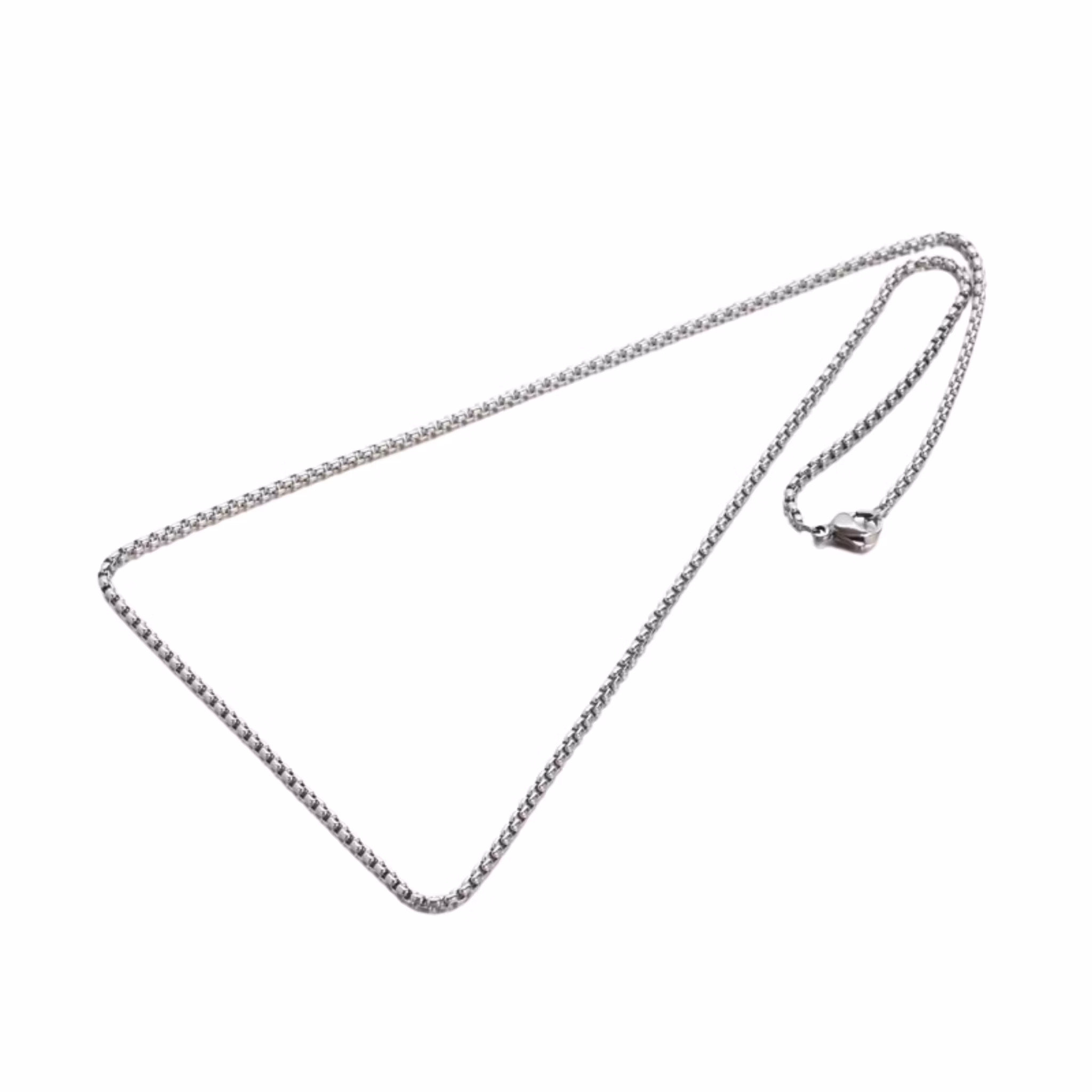 Rostfritt stål boxkedja med klolås 45 cm, 1 st