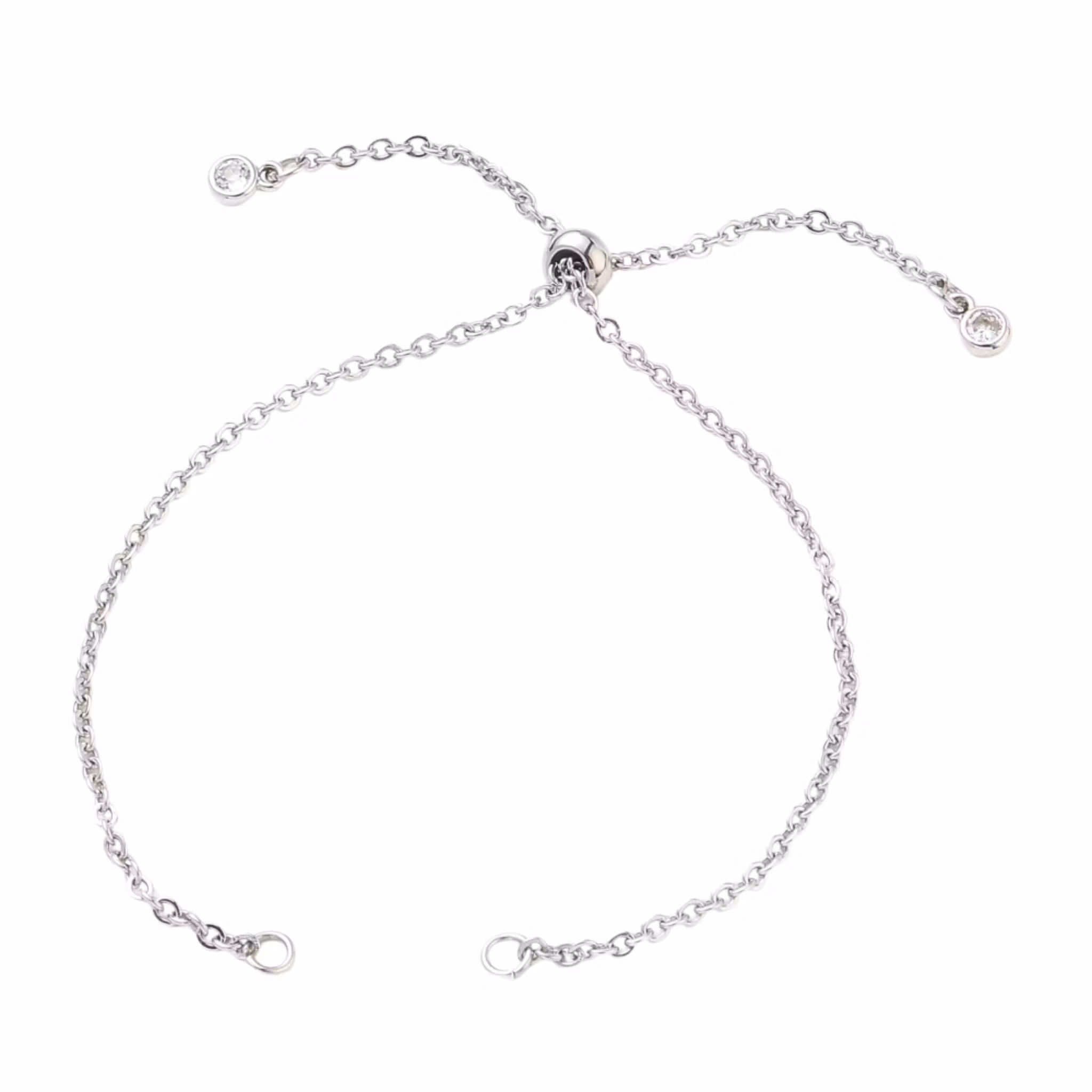 Rostfritt stål med reglerbar armbandslänk, 1 st