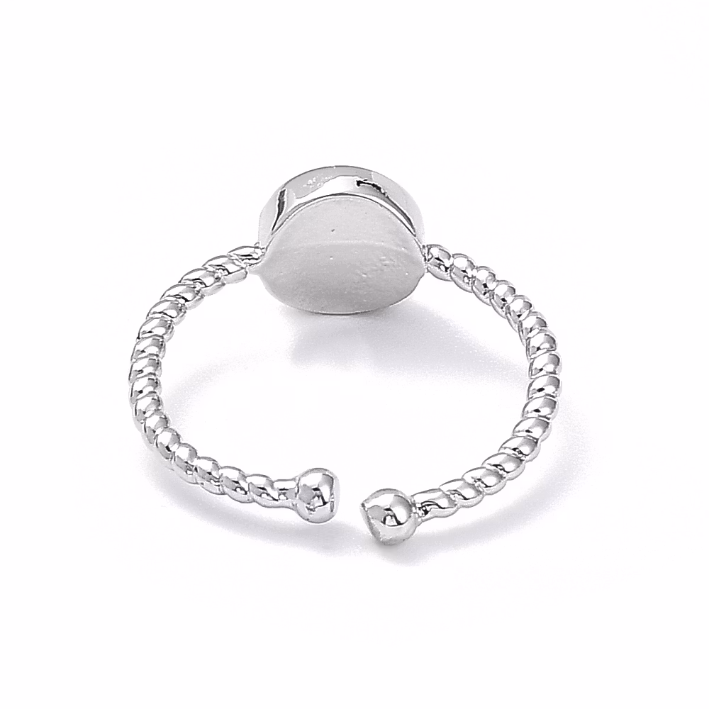 Blue lace agate ring