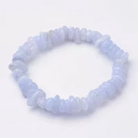 REA: Blue lace agate chipsarmband