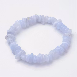 REA: Blue lace agate chipsarmband