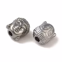 Kirurgiskt stål liten buddha, 1 st