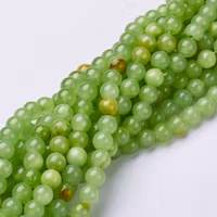 Jade 8 mm grönmelerad, 1 sträng