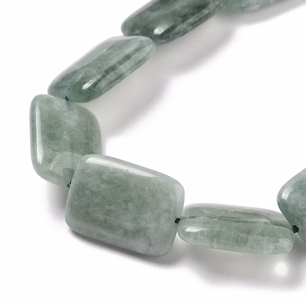 Jade flat rektangel bumling grå, 1 st