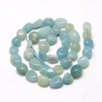 Amazonite nuggets, 1 sträng
