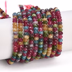 Jade abacus 4x3 höstmelerade, 1 sträng