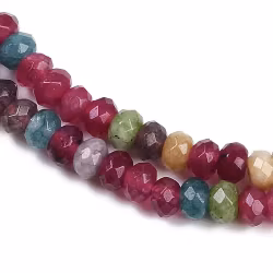 Jade abacus 4x3 höstmelerade, 1 sträng