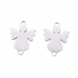 Rostfritt stål connector ängel, 1 st