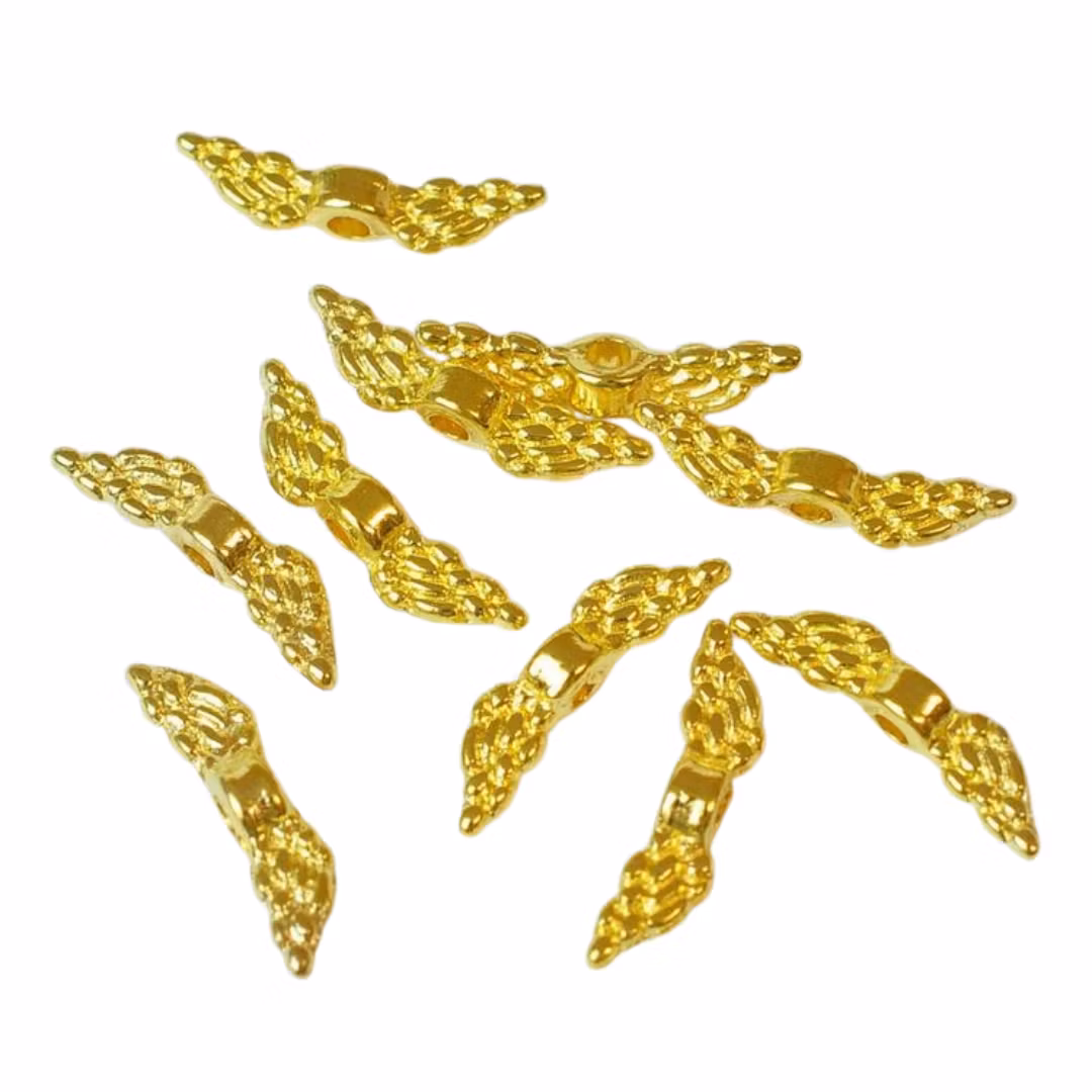 REA: Guldfärgade änglavingar mini, ca 100 st