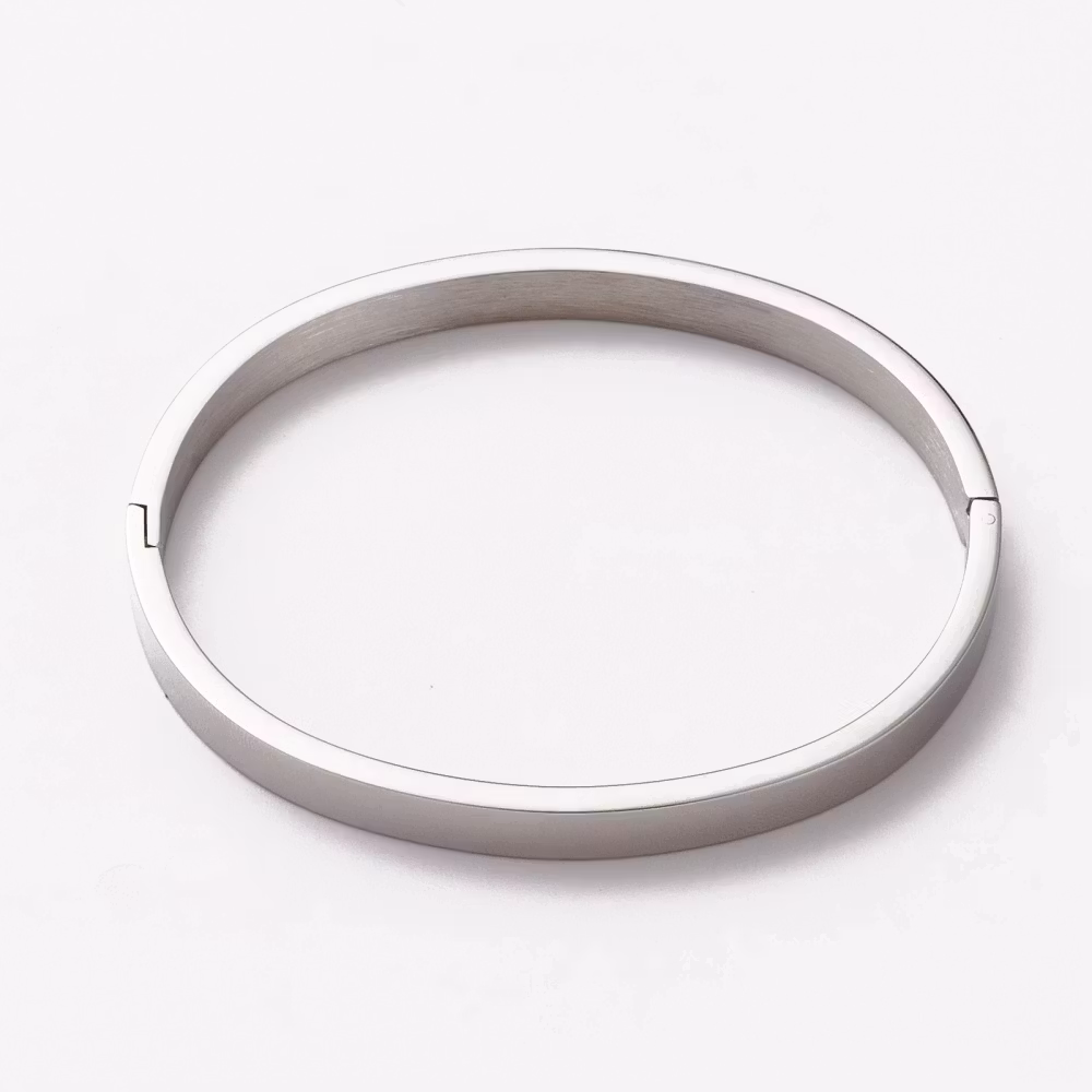 REA: Rostfritt stål Bangle, 1 st