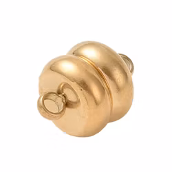 Guldfärgat rostfritt stål magnetlås 7 mm med PVD plätering, 1 st