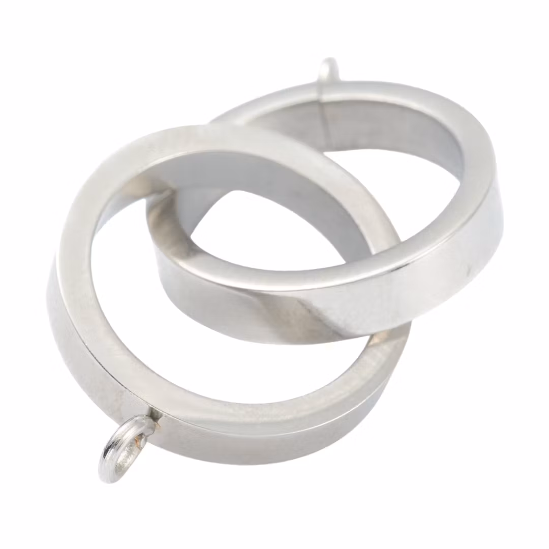 Rostfritt stål connector ringar, 1 st