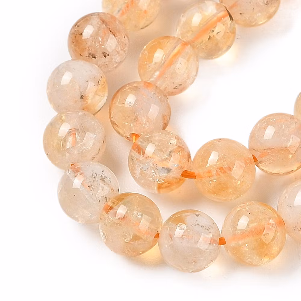 Citrin 6-7 mm, 1 sträng