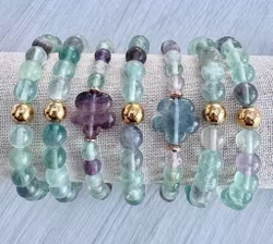 Fluorit 7-8 mm, 1 sträng