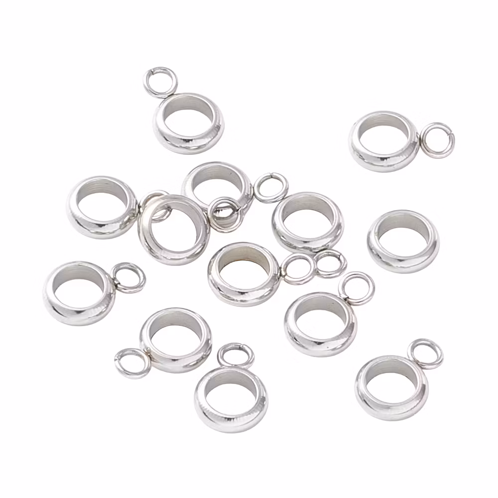 Rostfritt stål smala hangers, 10 st