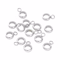 Rostfritt stål smala hangers, ca 50 st