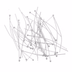 Kirurgiskt stål hattpinnar med kula 2.8 cm, ca 200 st