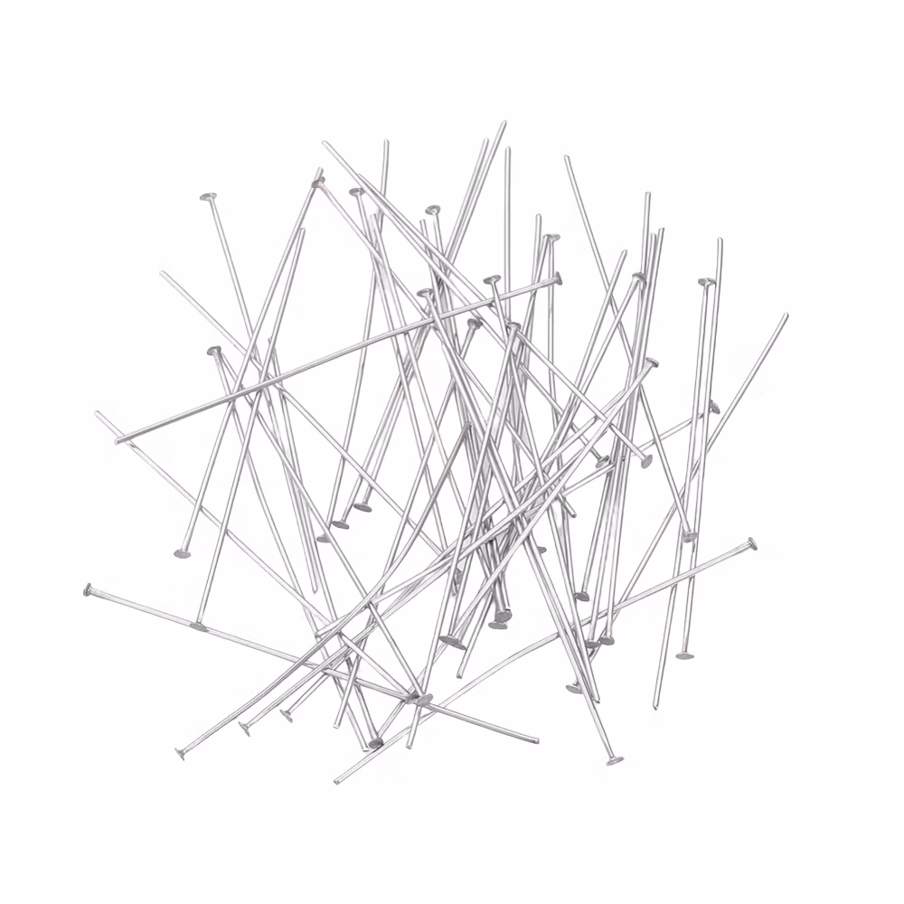 Rostfritt stål hattpinnar 5 cm, ca 200 st
