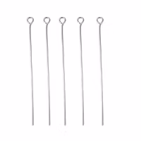 Rostfritt stål öglepinnar 3 cm, ca 100 st