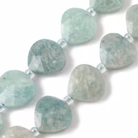 Amazonite hjärta 12 mm, 1 st