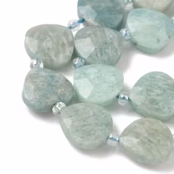 Amazonite flat 12 mm, 1 st