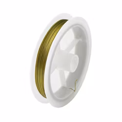 Wiretråd guld 0.38 mm, 1 rulle