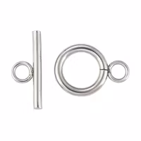 Kirurgiskt stål stavlås, 10 st