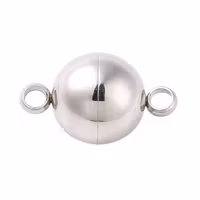 Rostfritt stål magnetlås rund 8 mm, 1 st