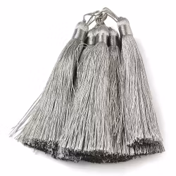 Nylontofs 105 mm ljusgrå, 1 st