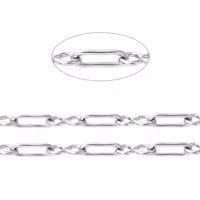 Rostfritt stål kedja rektangel, 5 m