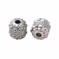 Rostfritt stål mönstrad cylinder, 1 st