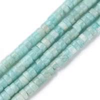 Amazonite rondeller 4x2 mm, 1 sträng