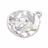 Rostfritt stål hänge Buddha, 1 st