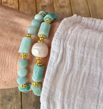 Amazonite liten cylinder, 1 st