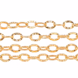 Rostfritt stål kedja 3.5x2.5 mm, 5 m