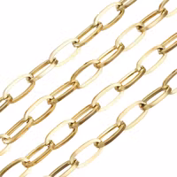 Silverfärgat rostfritt stål kedja 12 mm, 1 m