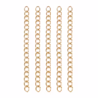 Rostfritt stål förlängsningkedja, ca 100 st