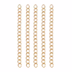 Rostfritt stål förlängsningkedja, ca 100 st