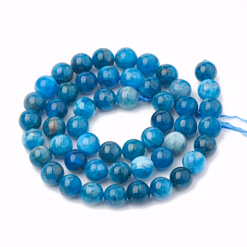 Apatite 8 mm, 3 strands