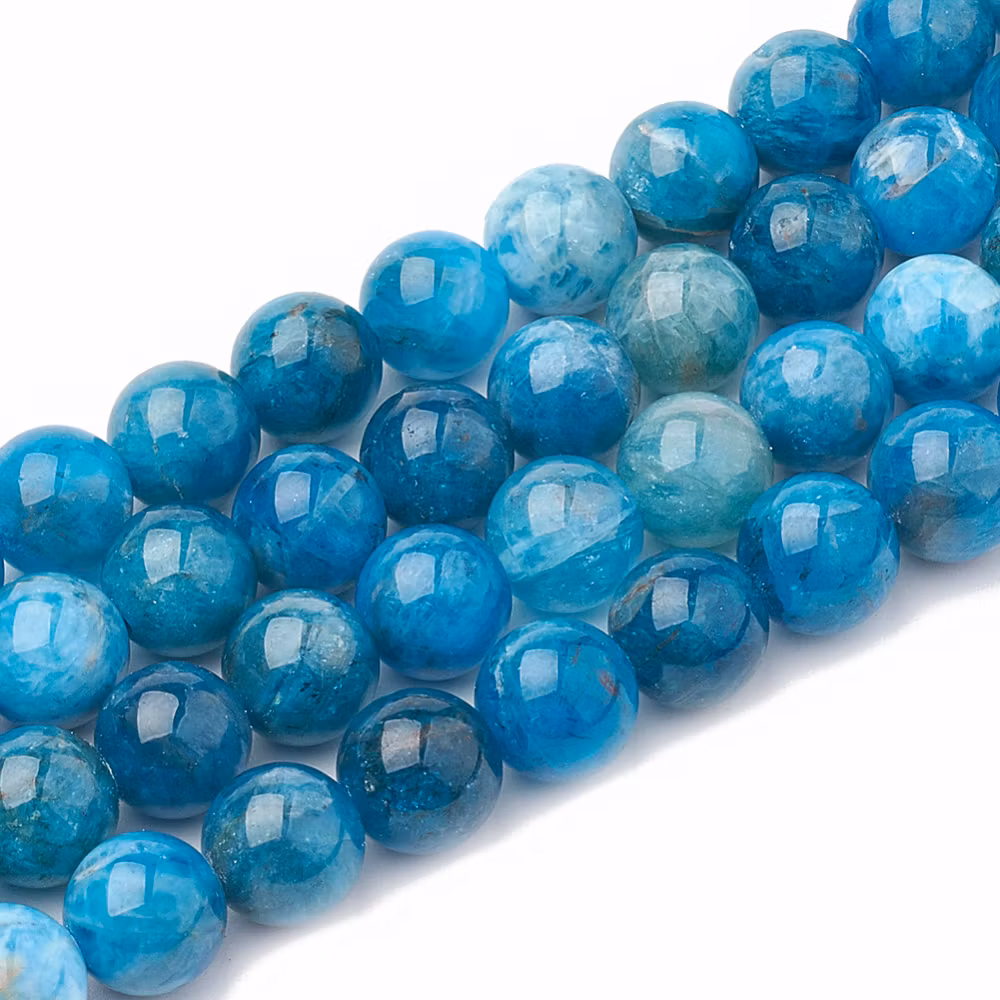 Apatite 6 mm, 1 strand